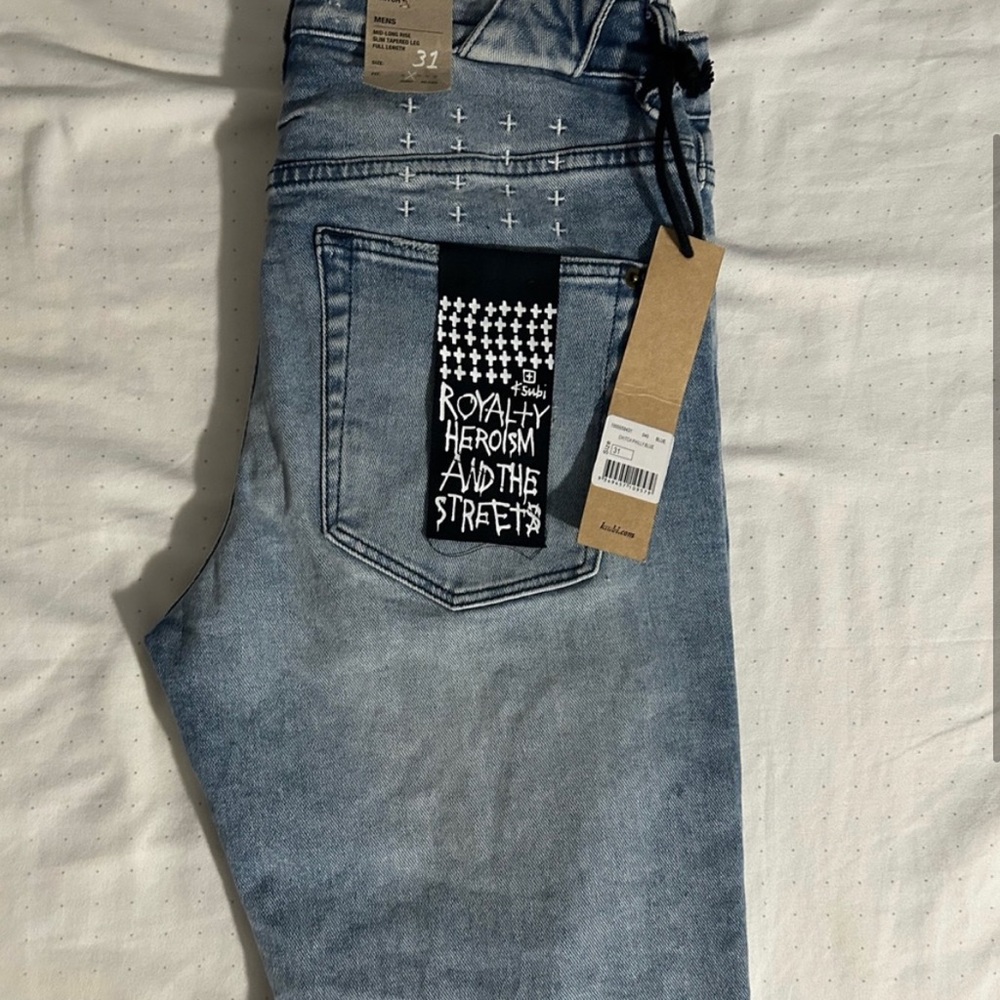these are Denim Ksubi jeans they were use one time and they are very comfortable